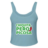 Hot & Petite - Chiquita Pero Picosa Apparel - sld baby blu bln - Tank Tops