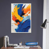 Color Rush – Abstract Wooden Framed Poster Gift - - Wooden Framed Posters