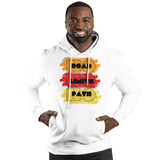 Empower Your Journey - No Limits Hoodie - White - Pullover Hoodies