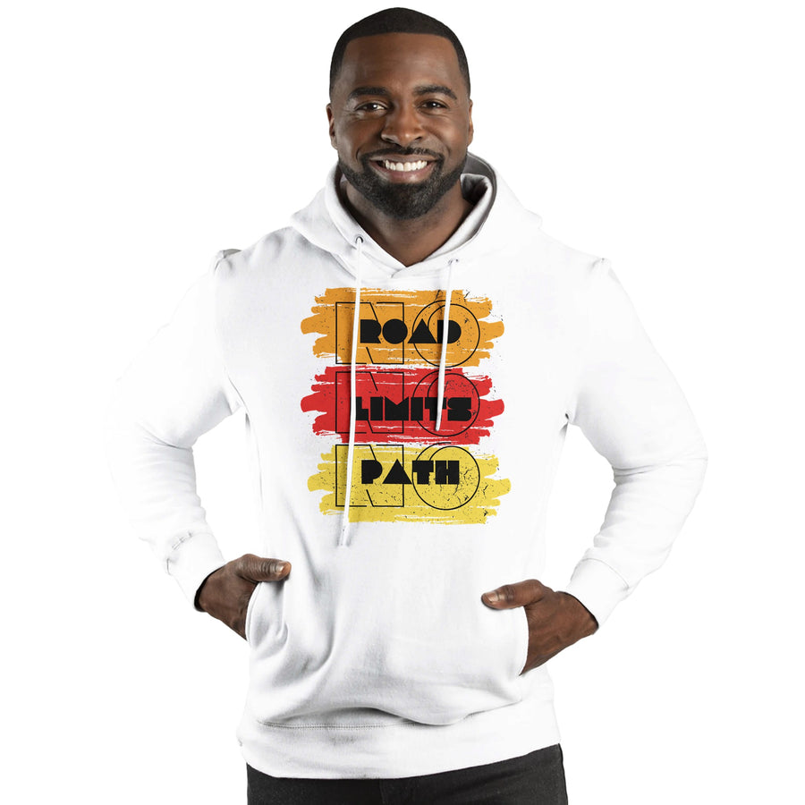 Gift Ambition – No Limits Men’s Pullover - White - Pullover Hoodies