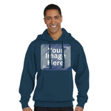 Earth-Friendly Fashion - Cozy Recycled Pullover Hoodie - Pacific - Pullover Hoodies