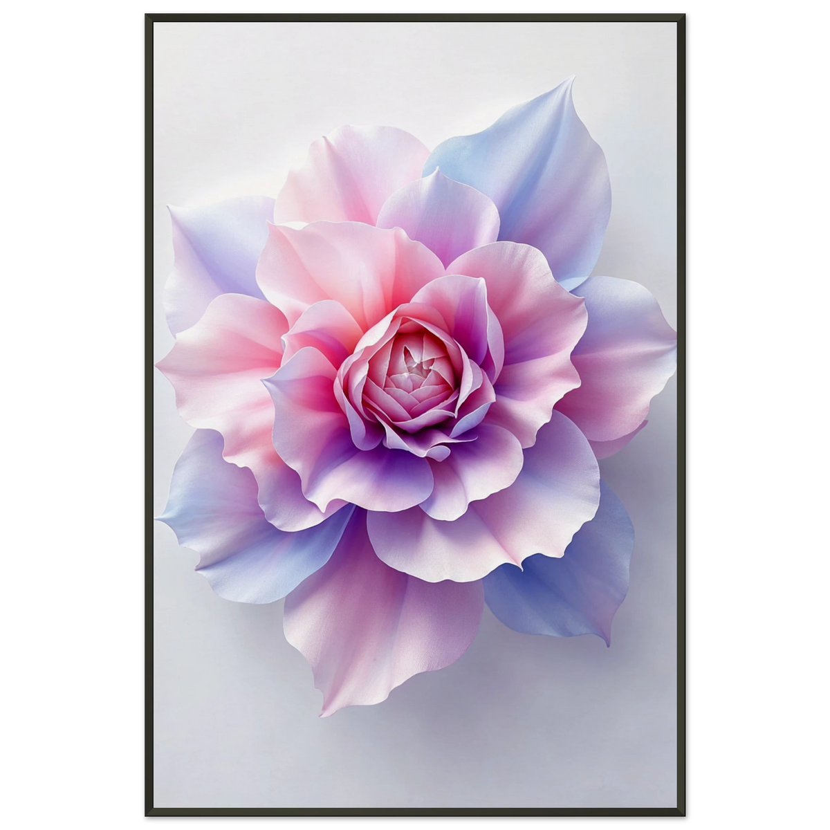 Pastel Bloom - Floral Art Framed Poster - - Metal Framed Posters