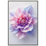Pastel Bloom - Floral Art Framed Poster - - Metal Framed Posters