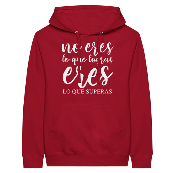 Eternal Echoes - Premium Unisex Pullover Hoodie - Red - Pullover Hoodies