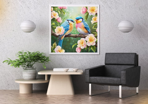 Image of Charming Pair - Blossom and Birds
