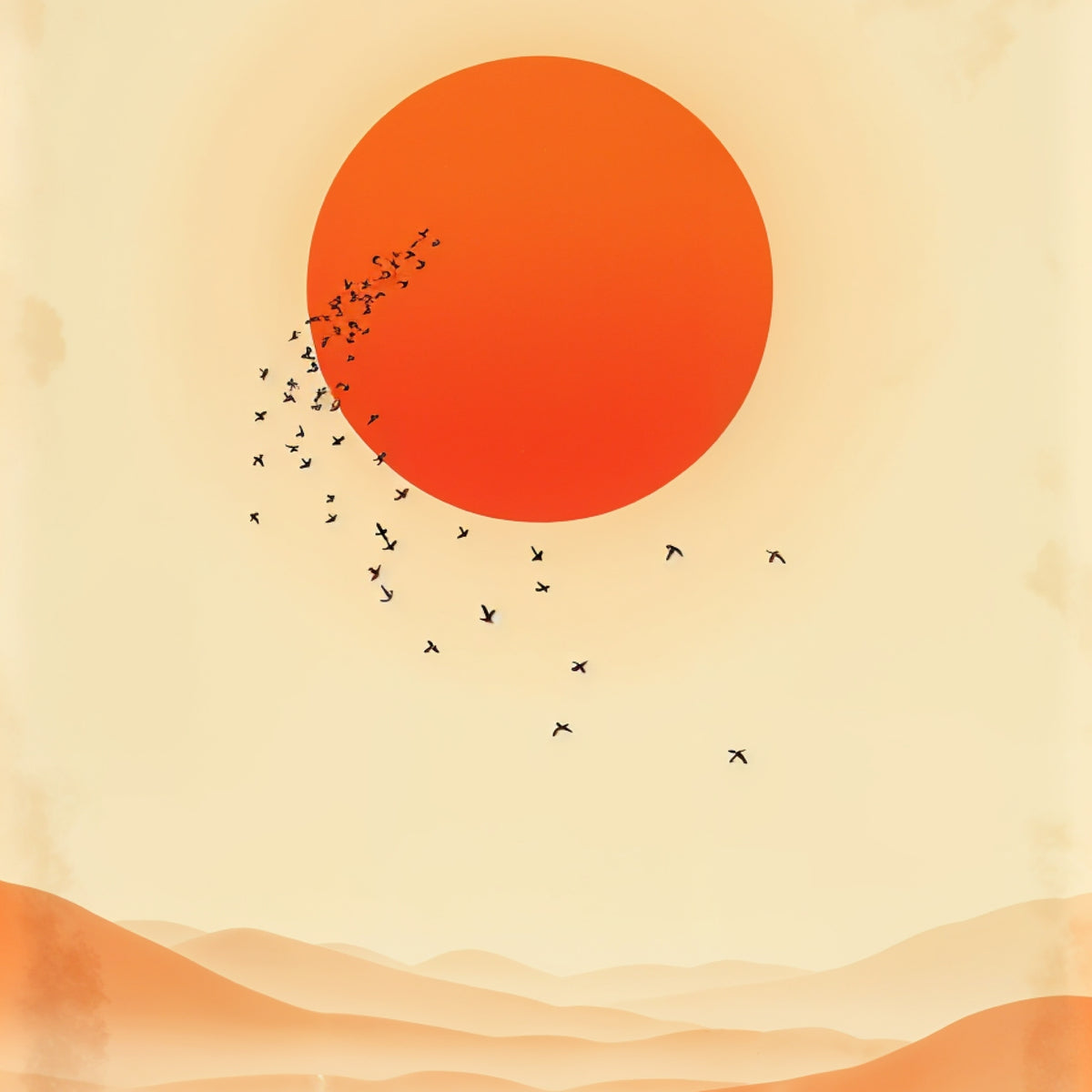 Eternal Sunset - A Desert Story - - Framed Posters