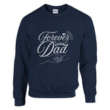 Forever Connected - Dad and Son in Every Moment - Navy - Sweatshirts