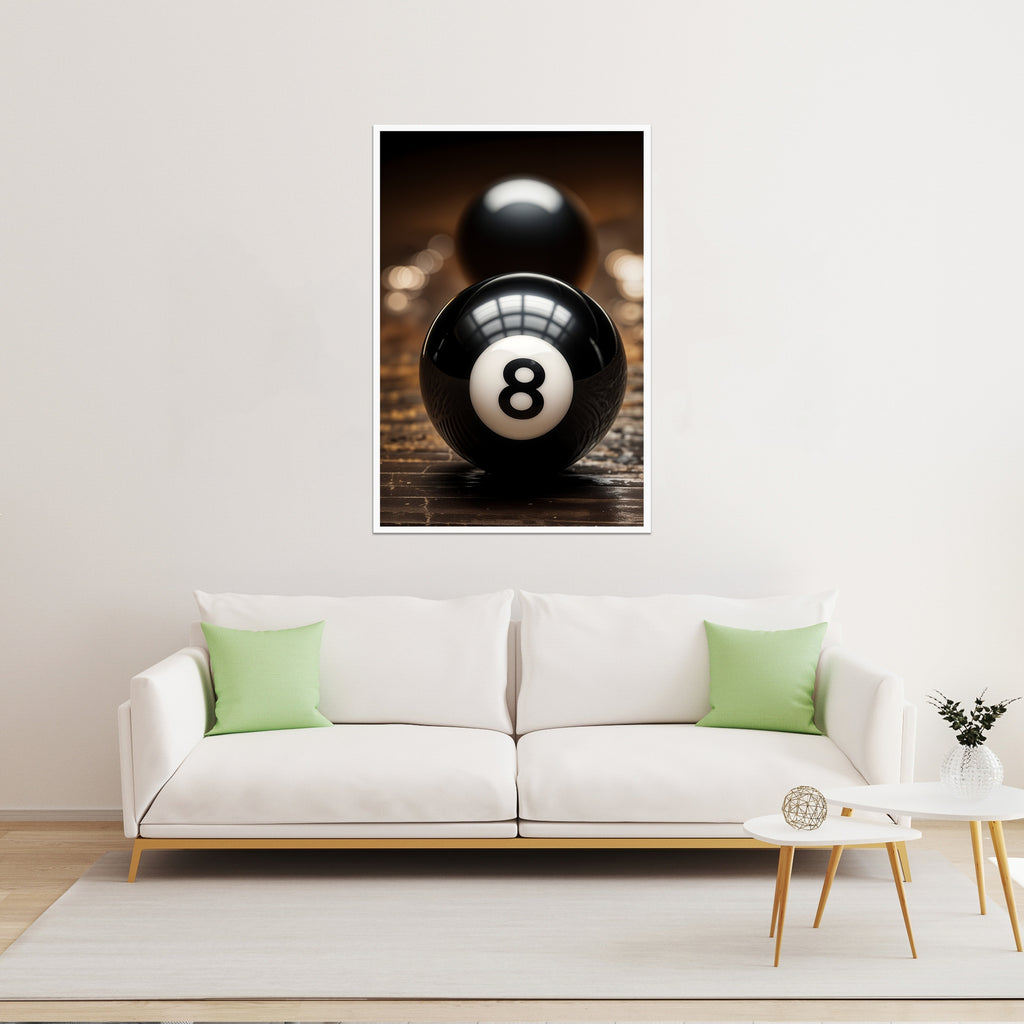 The Perfect Shot - 8-Ball Focus - 24x36 - Framed Posters