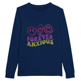 Anxiety in Time - Forever Anxious - Navy - Long Sleeve T-shirts