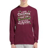 Lucky to Have You Colleague Long-sleeve Tee - - Long Sleeves T-shirts