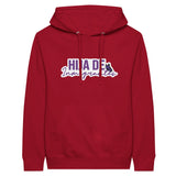 Hija de Inmigrantes | Fille d'Immigrants Premium Unisex Pullover Hoodie - Red - Hoodies