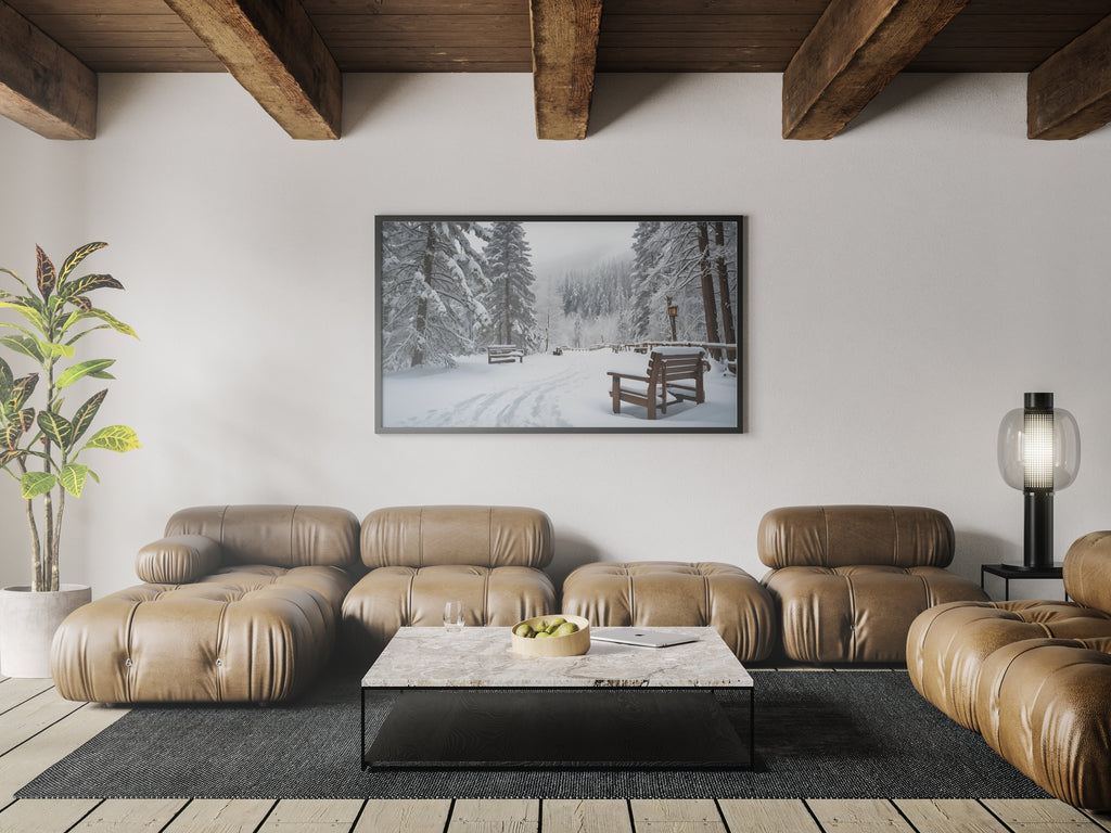 Silent Moments - Winter's Embrace - 12x18 - Framed Posters