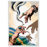 Smoke & Shadows – Framed Poster Gift - - Wooden Framed Posters