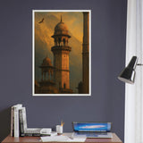 Islamic Architecture Poster – Cultural Wooden Frame Art - - Wooden Framed Posters