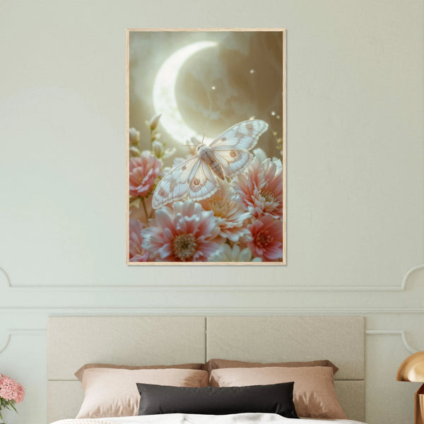 Ethereal Night Poster – Perfect Gift for Her - Wood frame - Wooden Framed Posters