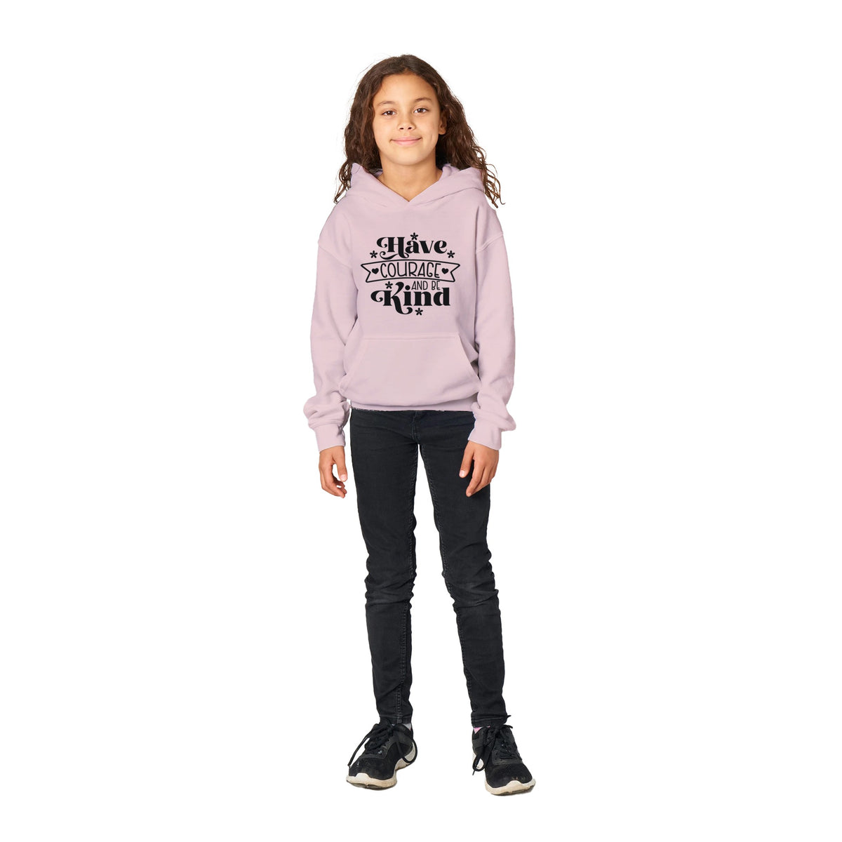 Kindness Courage - Wear Your Heart - - Kid's Hoodies