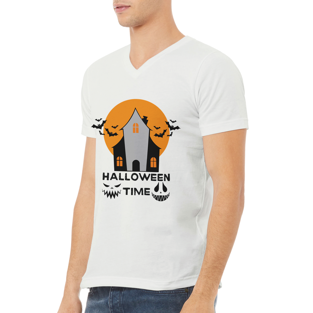 Ride into Memories - Halloween Time Tee - - Print Material