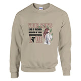 Cradled in Love - Celebrate Motherhood - Sand - Sweatshirts