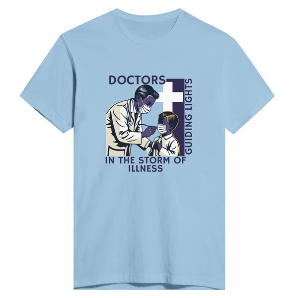 For the Doctors Who Bring Hope in Every Crisis - Light Blue - T-Shirts