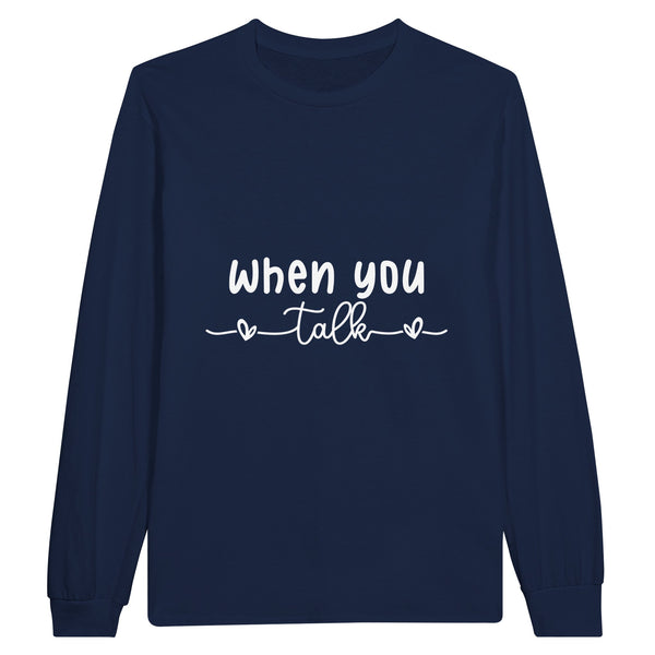 Whispers of Connection - The Power of Conversation - Navy - Sweatshirt