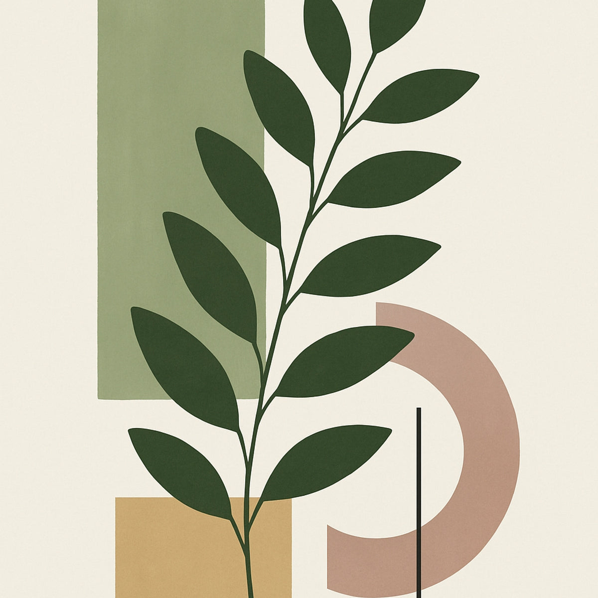 Modern Botanical Wall Art – Perfect Gift for Any Space - - Framed Posters