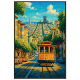 Gift City Memories – Metal Framed San Francisco Poster - Default Title - Metal Framed Posters