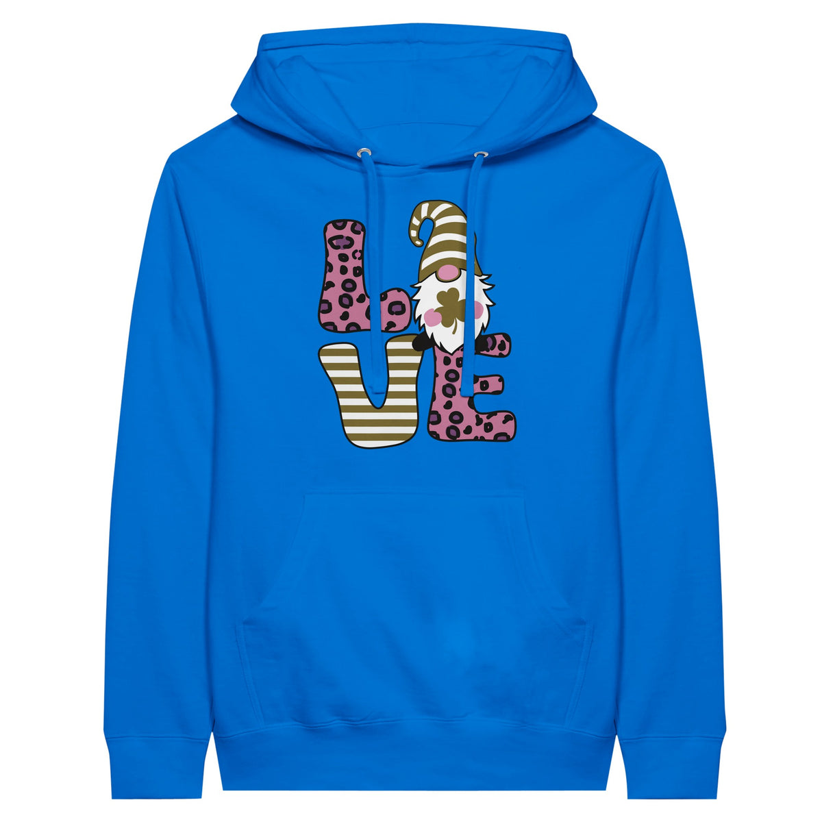 Christmas Gnome Love - Premium Unisex Pullover Hoodie - Royal - Pullover Hoodies