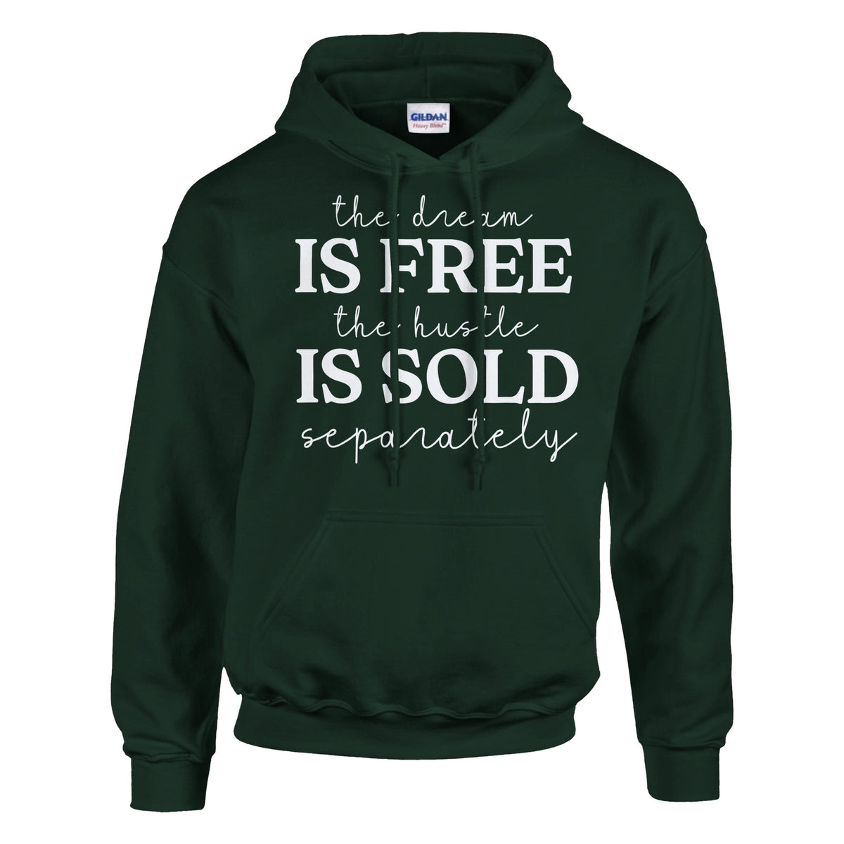 Dreamers' Anthem - Embrace the Journey - Forest Green - Hoodies