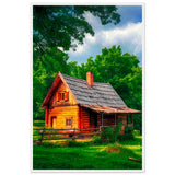 Peaceful Getaway - Framed Poster for Your Home - 60x90 cm 24x36″ White frame - Framed Posters