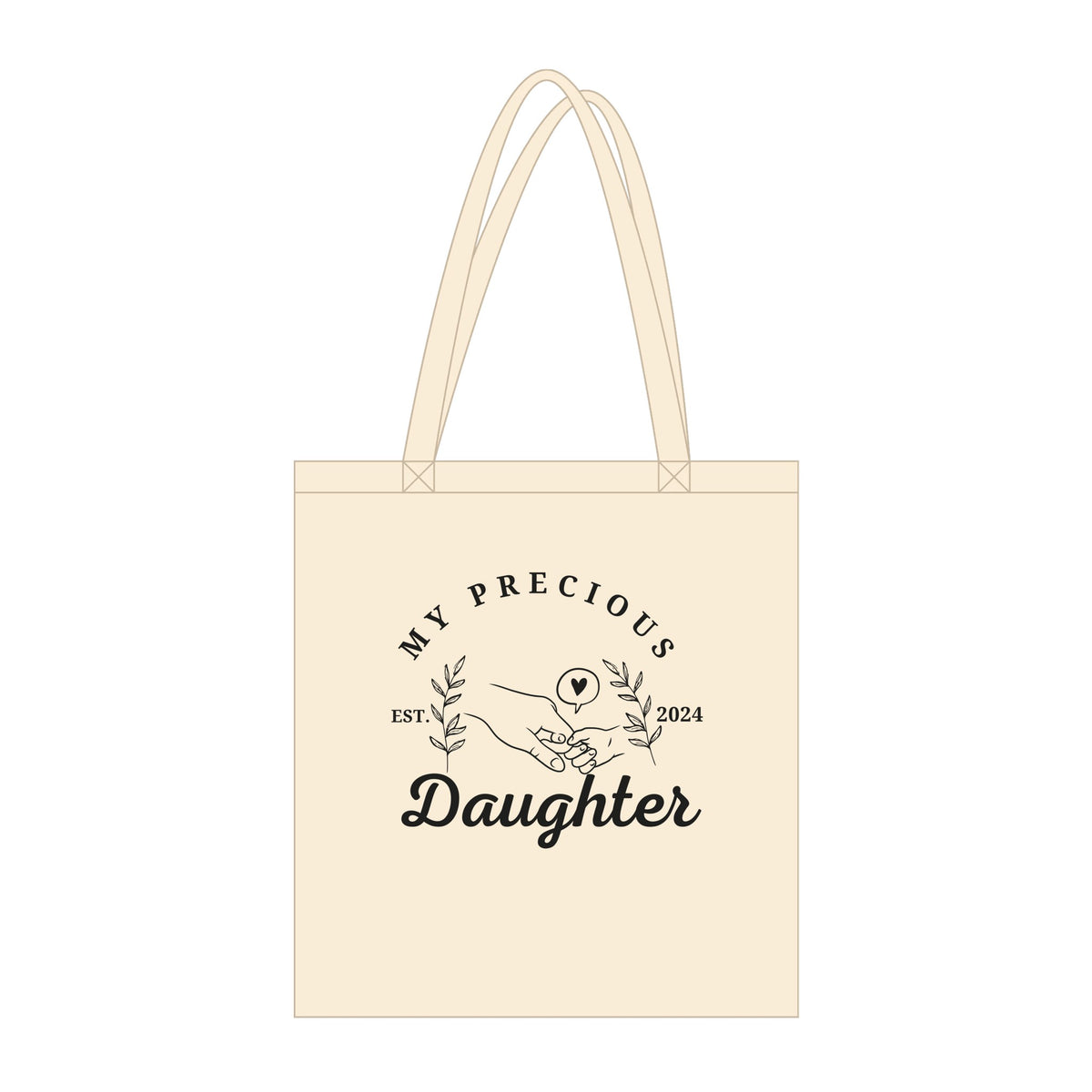 Carry Love Everywhere - My Precious Daughter Tote Bag - Default Title - Tote Bags