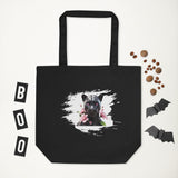 Black Panther Beauty - Pink-Eyed Elegance Tote - Black - Tote Bags