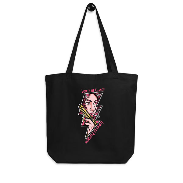 Revolutionary Art - Pink-Haired Muse Tote - - Tote Bags