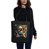 Colorful Reflections - Mosaic Art Tote Bag - - Tote Bags