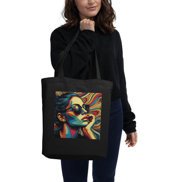 Colorful Reflections - Mosaic Art Tote Bag - - Tote Bags