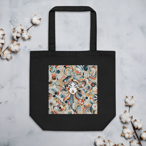 Abstract Serenity - Unique Art Tote for the Creative Soul - - Tote Bags