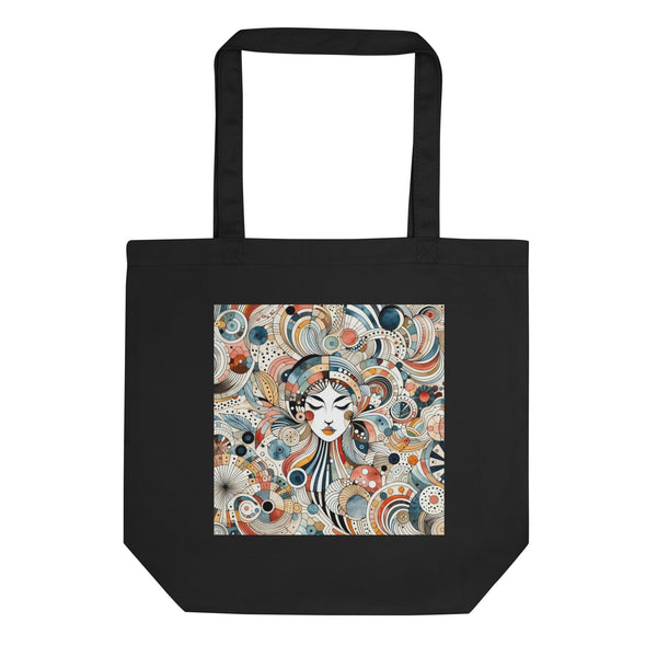 Abstract Serenity - Unique Art Tote for the Creative Soul - - Tote Bags