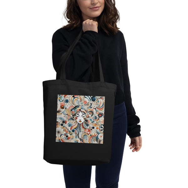 Abstract Serenity - Unique Art Tote for the Creative Soul - - Tote Bags