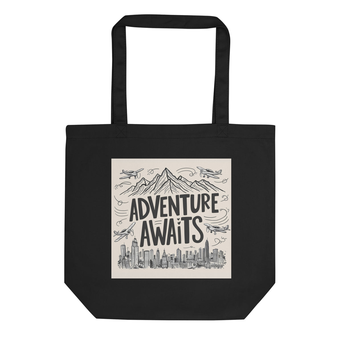 Inspirational Style - Believe & Achieve Tote Bag - Black - Tote Bags