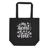 Stylish and Romantic Tote Bag – Perfect Gift for Your Girlfriend - Black - Tote Bags