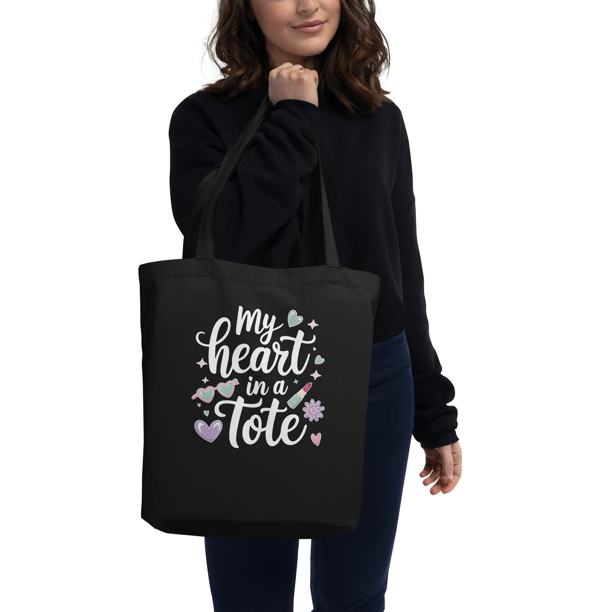 Stylish and Romantic Tote Bag – Perfect Gift for Your Girlfriend - - Tote Bags