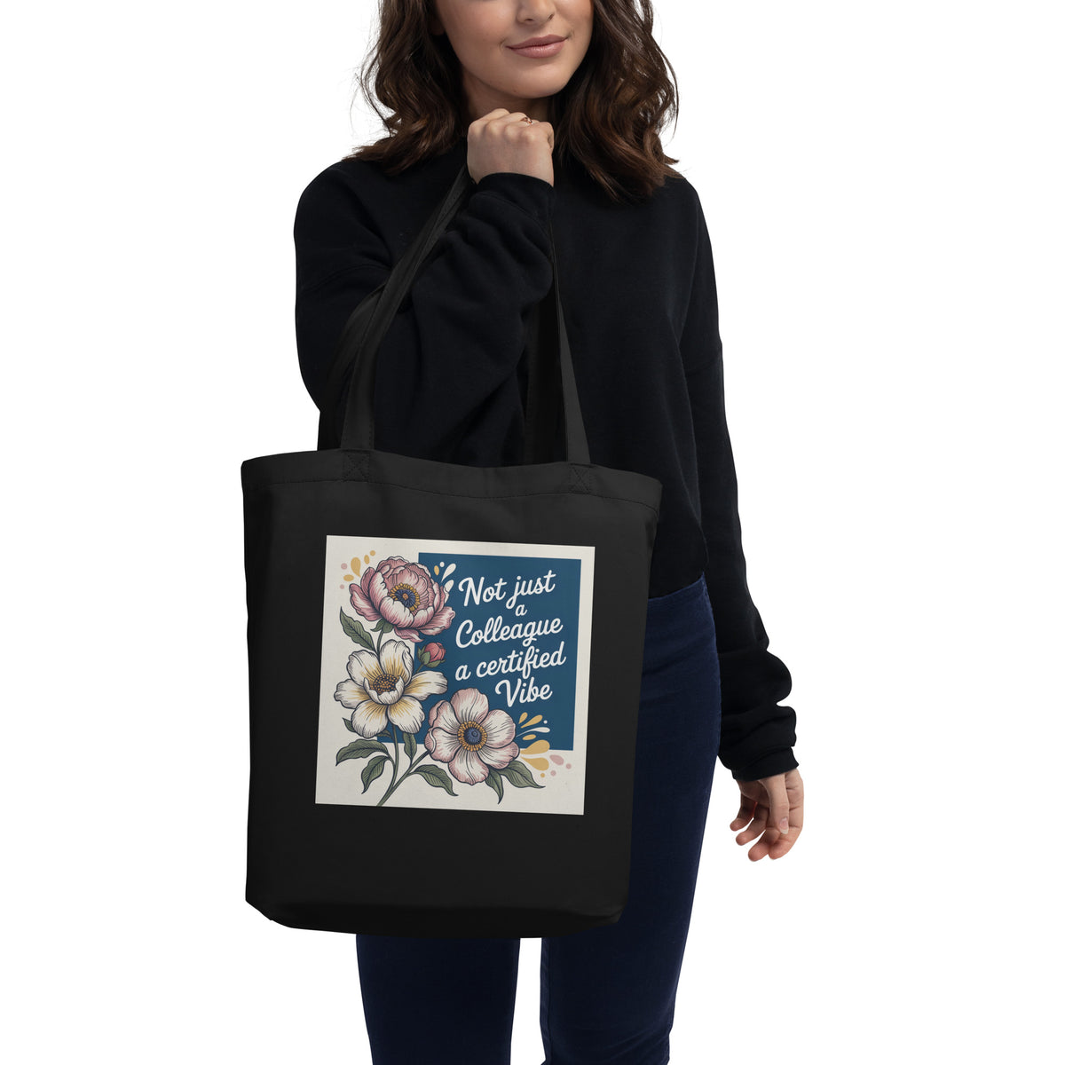 Colleague Vibes Only – Eco Tote Gift - Black - Tote Bags