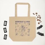 Unwrap a Hug Eco Tote - A Touch of Affection for Her - - Tote Bags