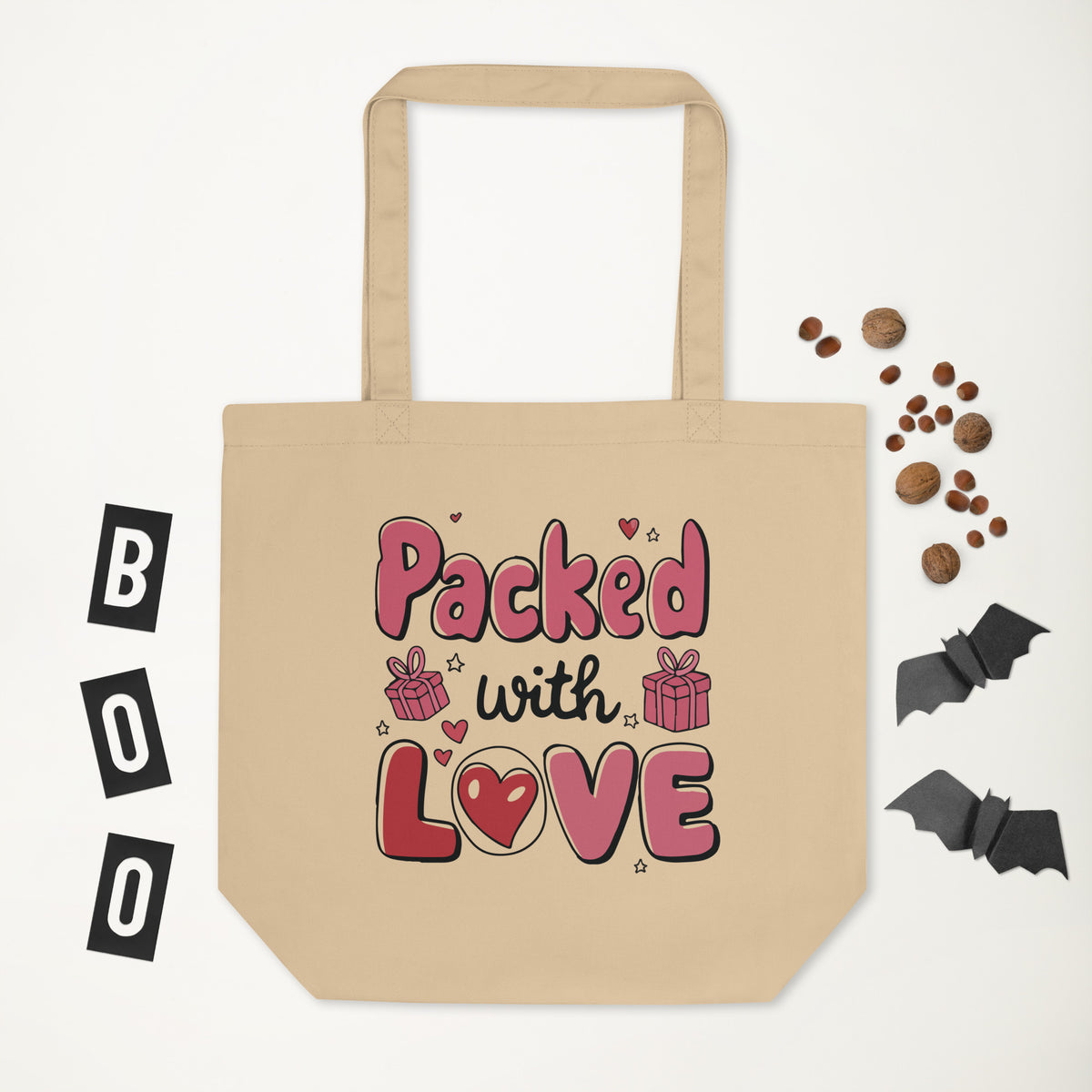 Packed with Love Tote Bag - - Tote Bags