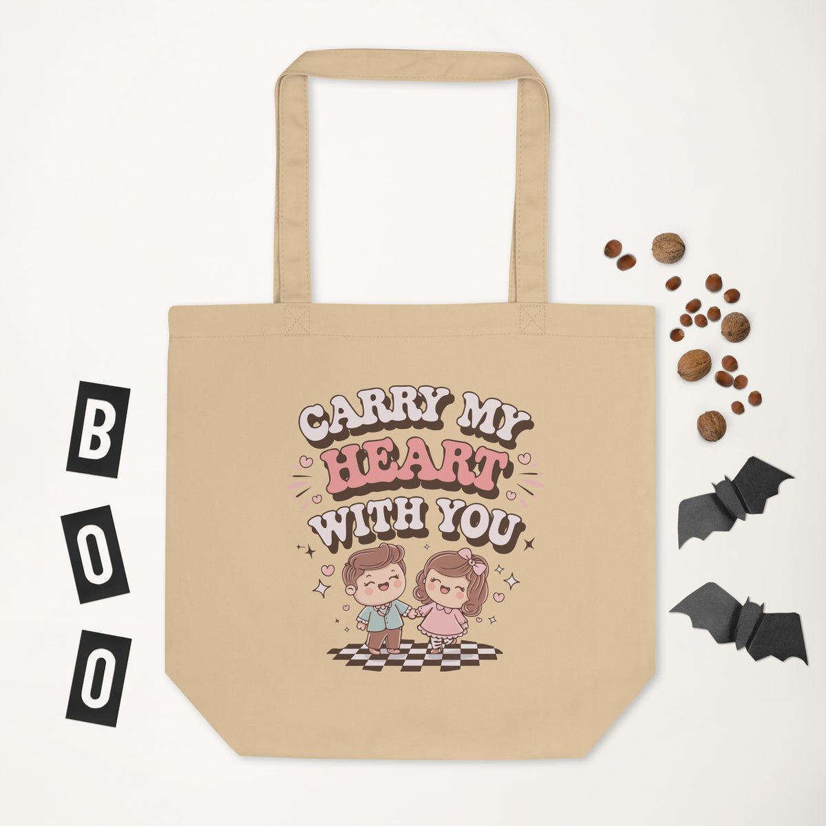 A Thoughtful Gift for Her – Carry My Heart With You Tote Bag - - Tote Bags