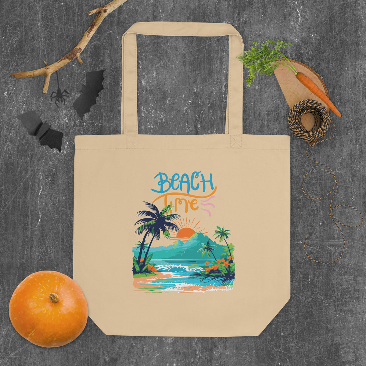 Beach Time Bliss Eco Tote Bag - - Tote Bags