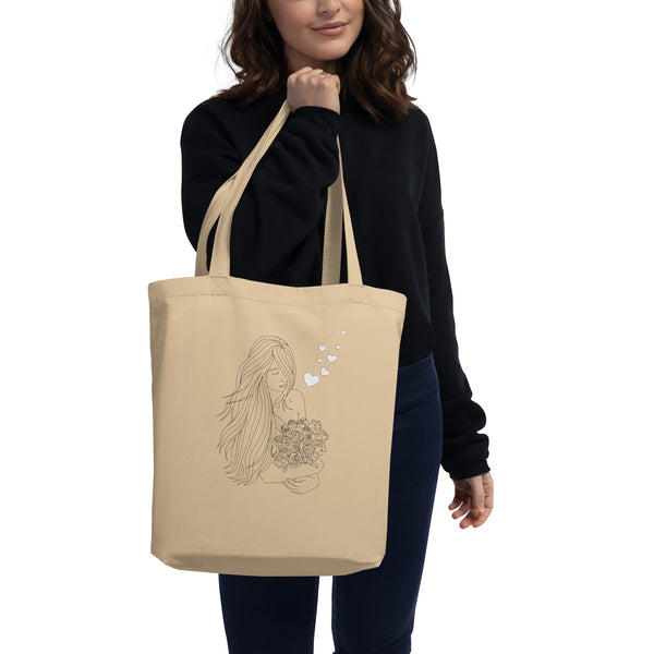 Whispering Hearts Eco Tote Bag - Default Title - Tote Bags