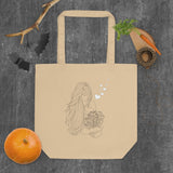 Whispering Hearts Eco Tote Bag - - Tote Bags