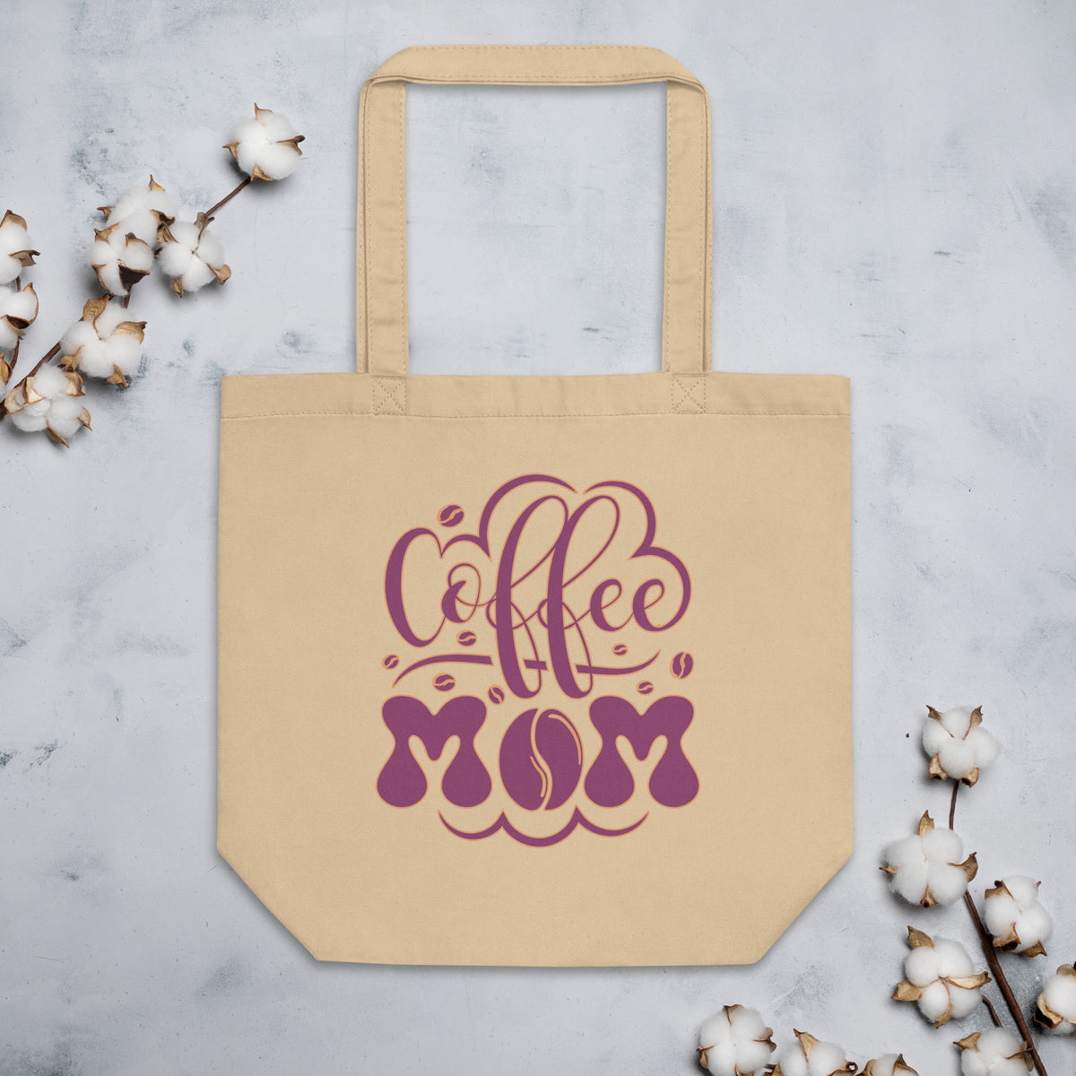 Mornings Made Memorable - Coffee MOM Tote Bag Charm - Oyster - Tote Bags