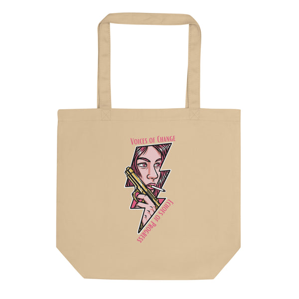 Revolutionary Art - Pink-Haired Muse Tote - - Tote Bags