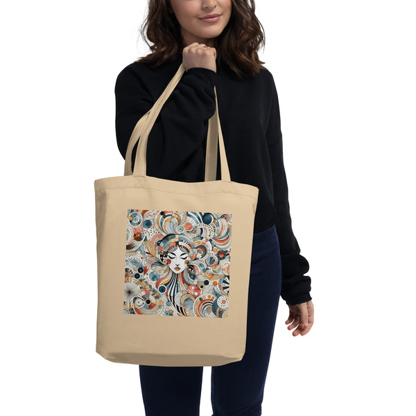 Abstract Serenity - Unique Art Tote for the Creative Soul - - Tote Bags